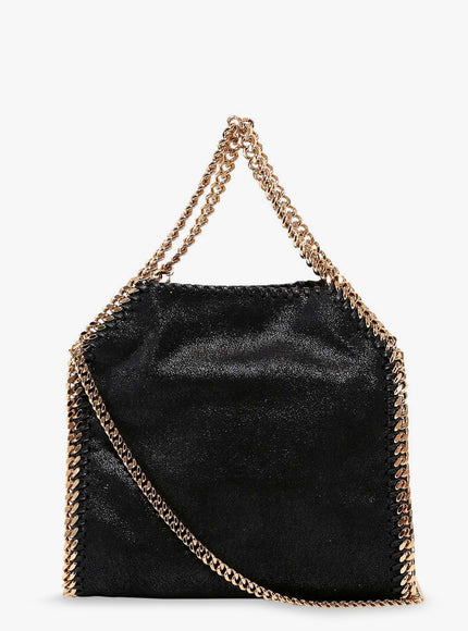 Stella Mccartney Falabella Mini Shaggy Deer Shoulder Bag Uni Black