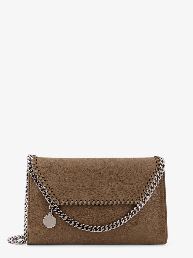 Stella Mccartney Falabella Wallet Shaggy Deer Shoulder Bag Uni Olive