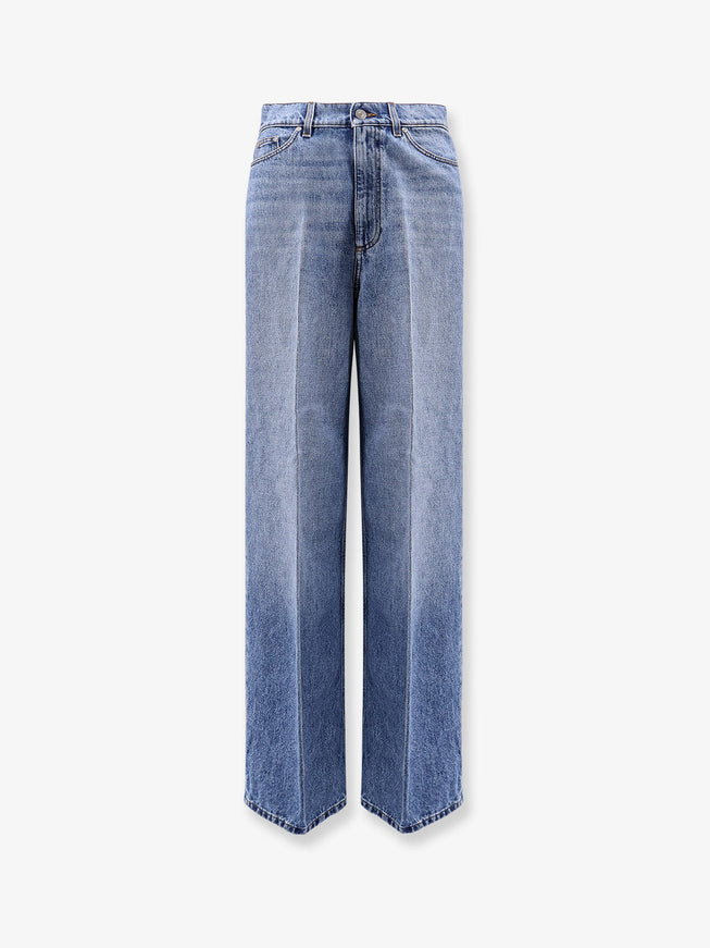 Stella Mccartney Vintage Blue Sustainable Cotton Jeans Vintage Blue