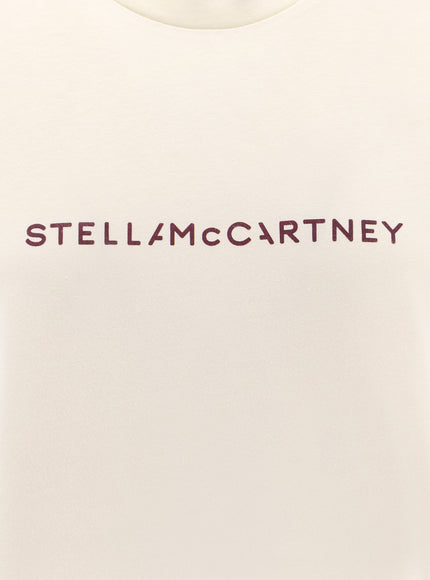 Stella Mccartney Cotton T-Shirt With Logo Print