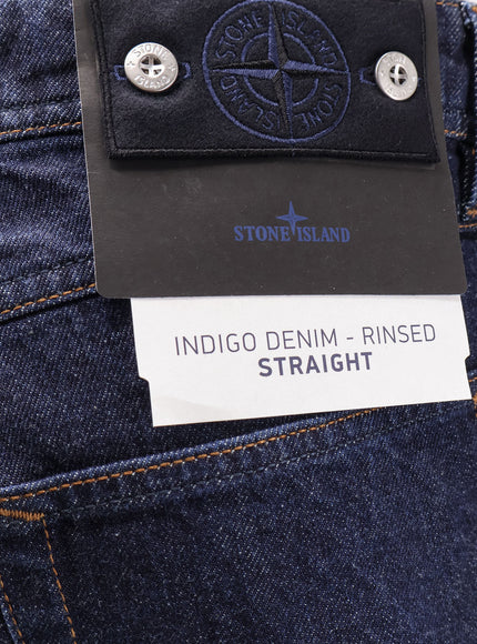 Stone Island Denim Research Indigo Denim-Rinsed Jeans
