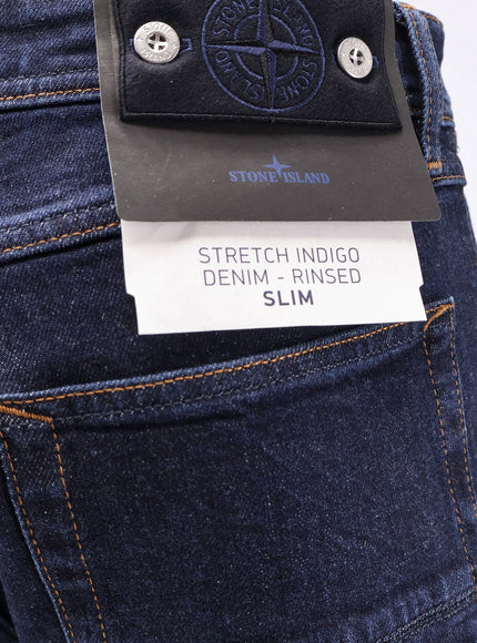 Stone Island Denim Research Stretch Indigo Jeans