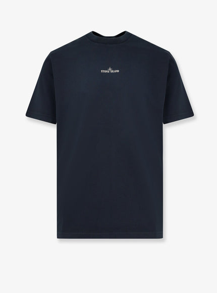 Stone Island Organic Cotton T-Shirt Navy Blue