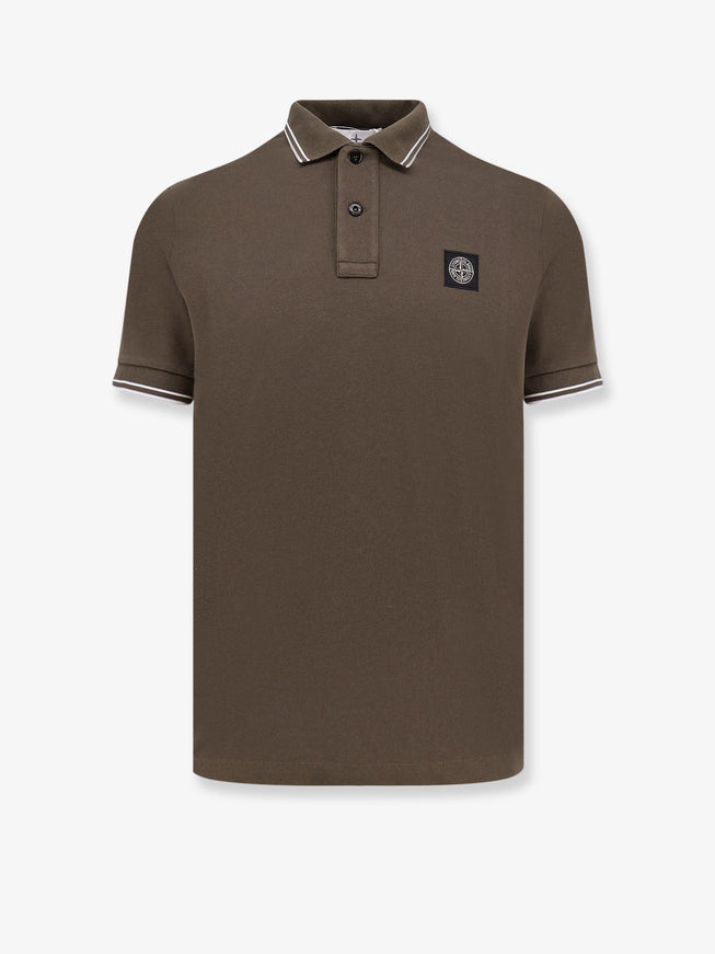 Stone Island Organic Cotton Polo Shirt Military Green