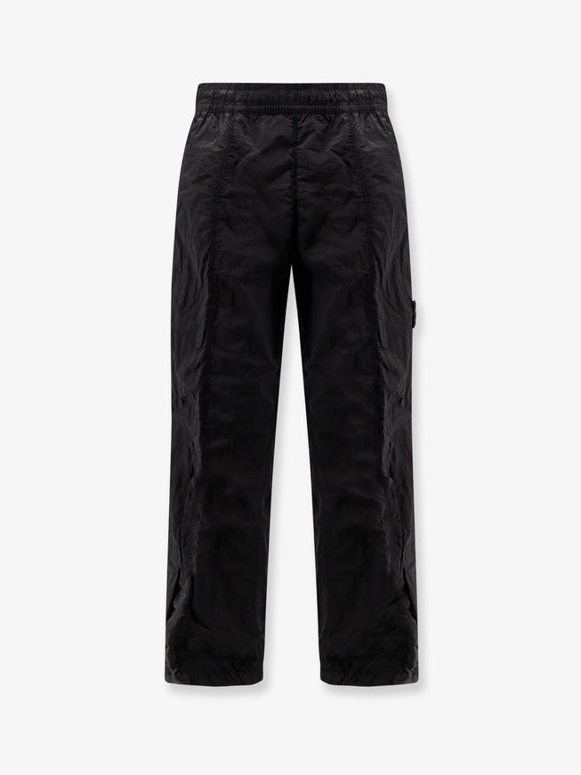 Stone Island Nylon Cargo Trousers Black