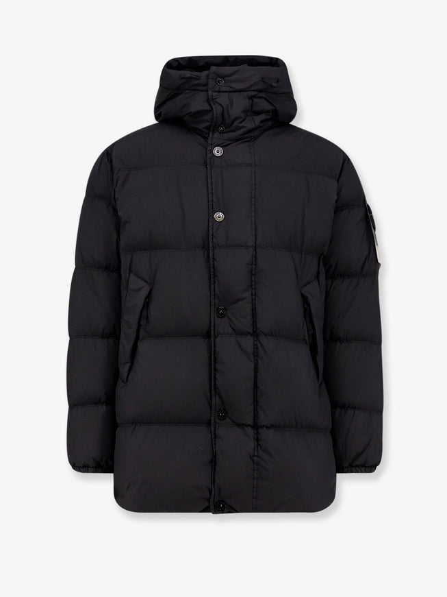 Stone Island Recycled Nylon Down Jacket Black