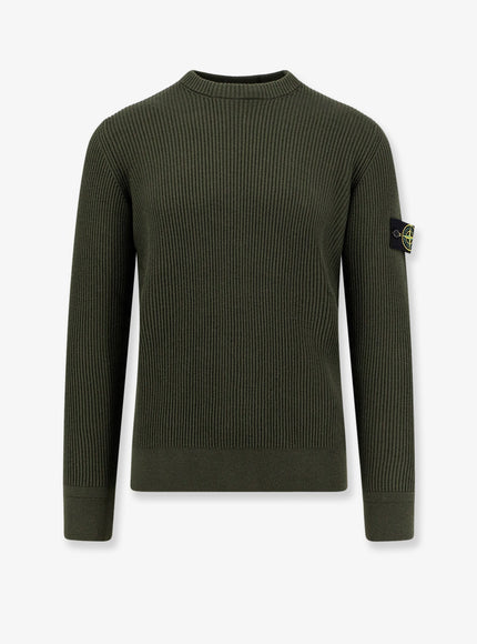Stone Island Certified Virgin Wool Sweater Military Green