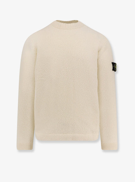 Stone Island Wool Blend Sweater Ivory