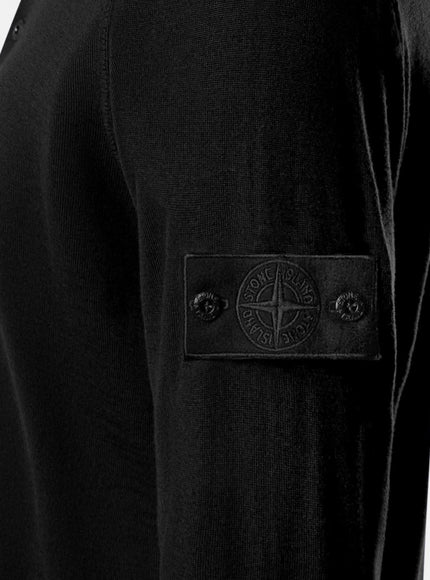 Stone Island Virgin Wool Polo Sweater