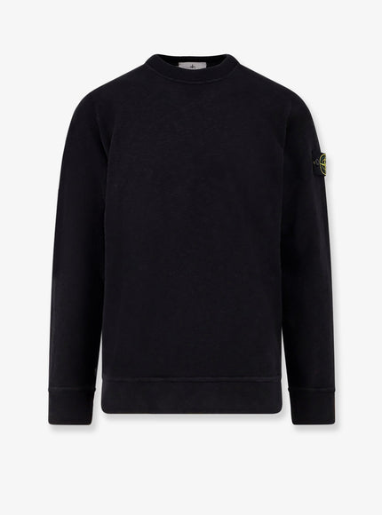 Stone Island Cotton Sweater Black