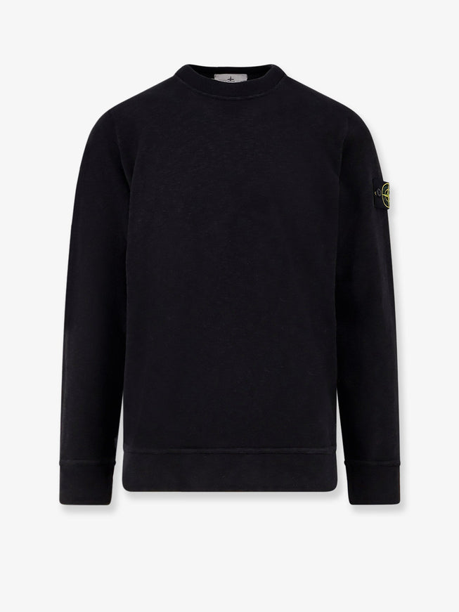 Stone Island Cotton Sweater Black