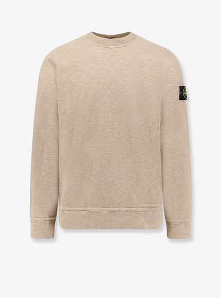 Stone Island Cotton Sweater Beige