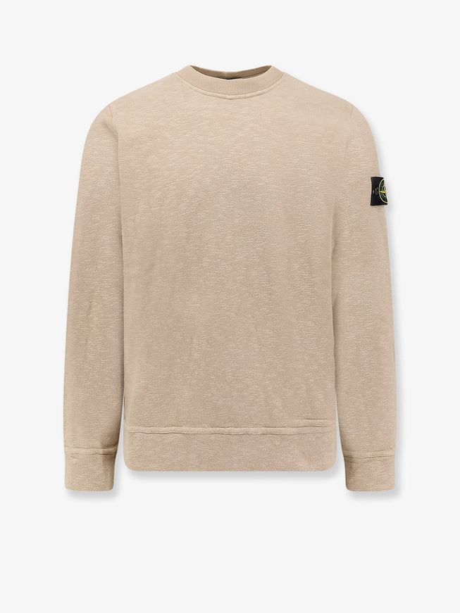 Stone Island Cotton Sweater Beige