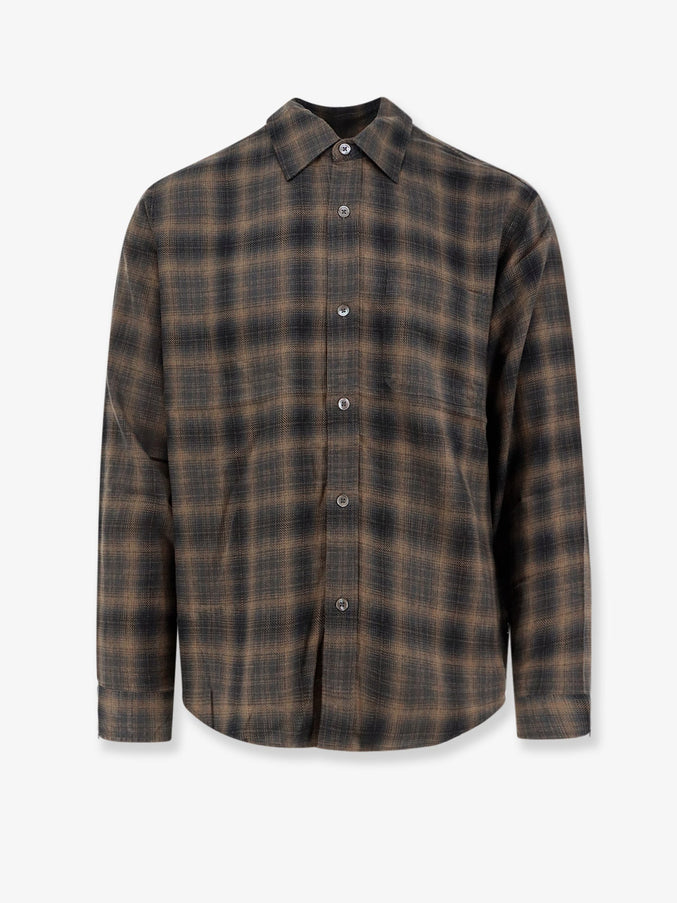 Stussy Matthew Plaid Shirt Madras Shirt Brown