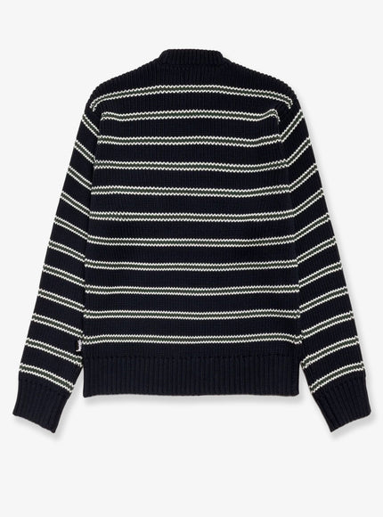 Stussy Stripe Crew Cotton Blend Sweater