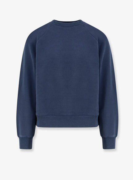 Stussy Fleeceraglan Cotton Blend Sweatshirt Navy