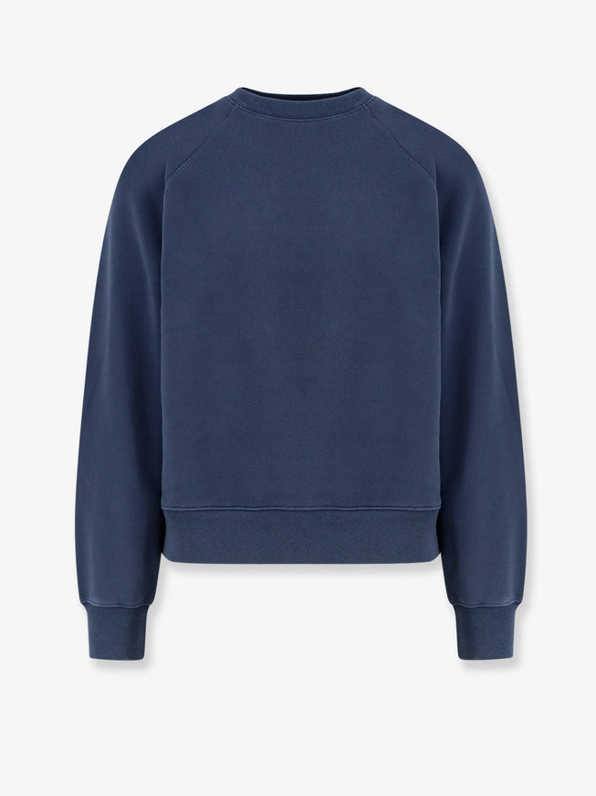 Stussy Fleeceraglan Cotton Blend Sweatshirt Navy