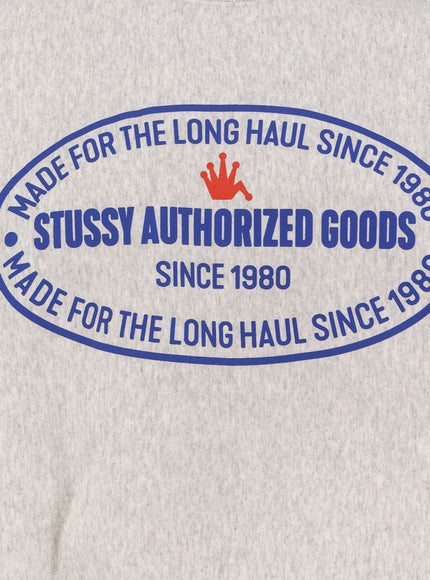 Stussy Authorized Crew Cotton Blend Sweatshirt