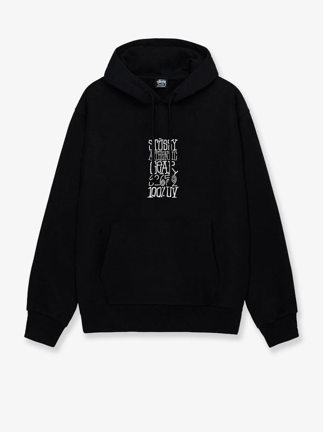 Stussy Authentic Gear Cotton Sweatshirt Black