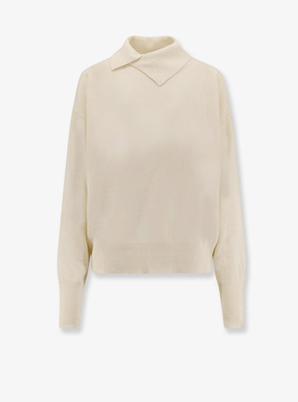 The 73 Turtleneck Wool Sweater Ecru