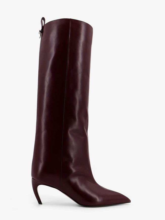 The Attico Lea's Boot Leather Boots Mauve