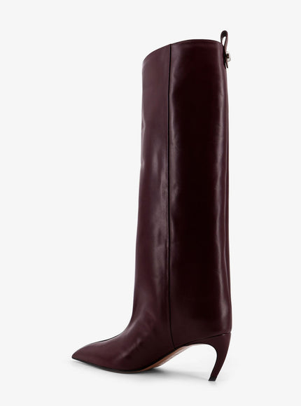 The Attico Lea's Boot Leather Boots