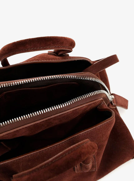 The Attico La Passeggiata Mini Leather Handbag