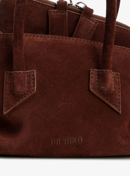 The Attico La Passeggiata Mini Leather Handbag