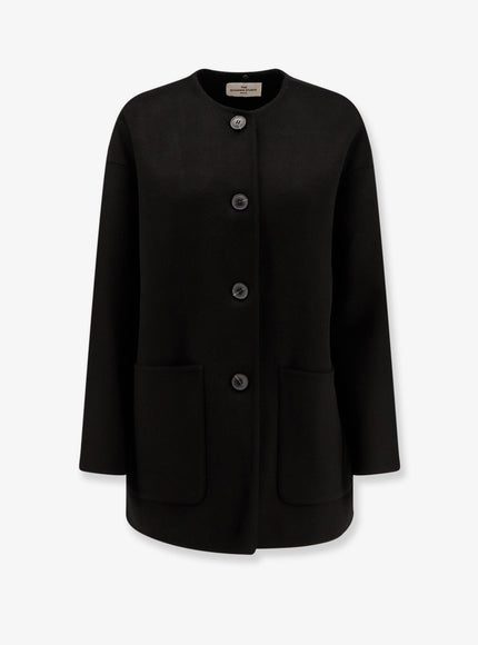 The Dynamis Studio Antwerp Wool Coat Noir