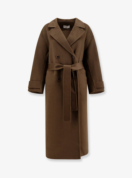 The Dynamis Studio Savile Double-Breasted Wool Coat Mink