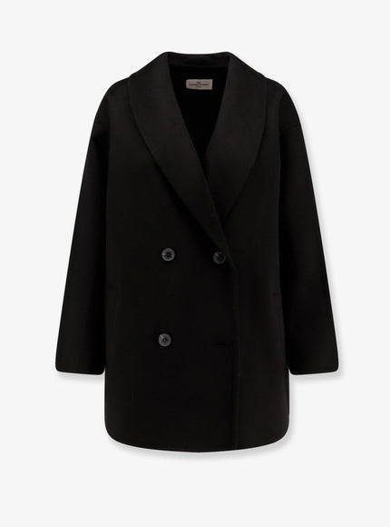 The Dynamis Studio Brooklyn Wool Coat Black
