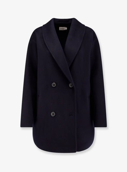 The Dynamis Studio Brooklyn Wool Coat Midnight