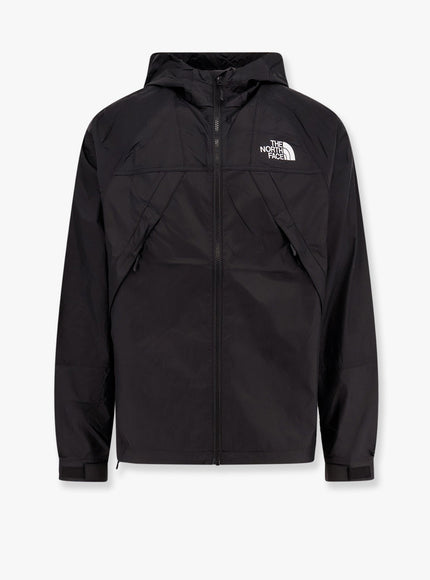The North Face Nylon Jacket With Logo On The Front And On The Back Nero