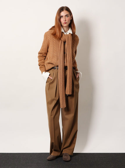 The Row Loneke Virgin Wool Cardigan