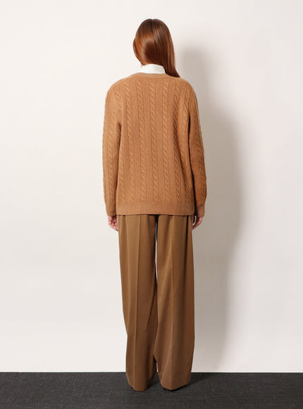 The Row Loneke Virgin Wool Cardigan