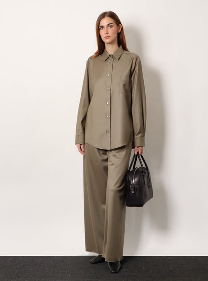 The Row Pino Virgin Wool Shirt