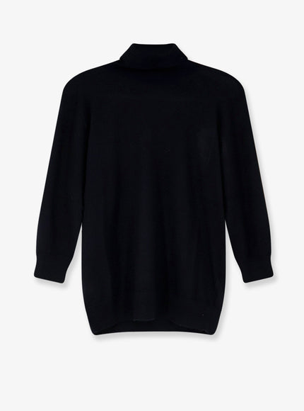The Row Cashmere Turtleneck L Black