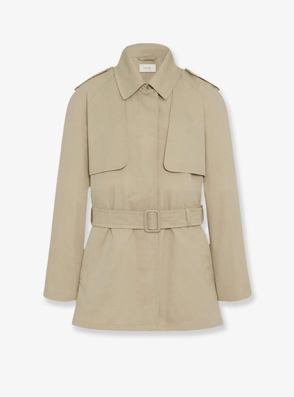 The Row Tavoris Cotton Trench Coat Sandstone