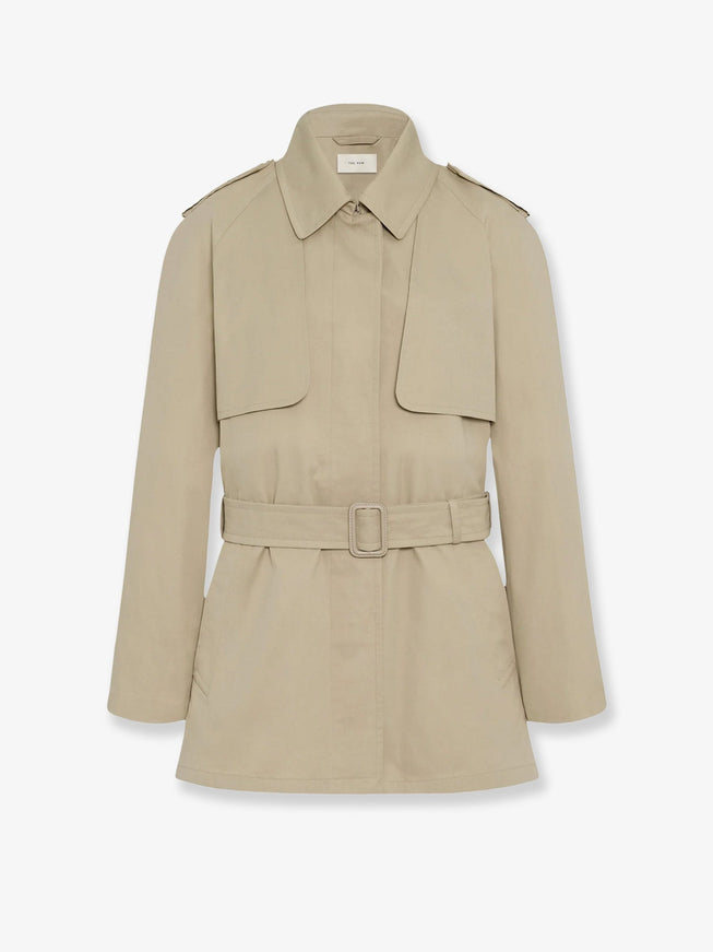 The Row Tavoris Cotton Trench Coat Sandstone