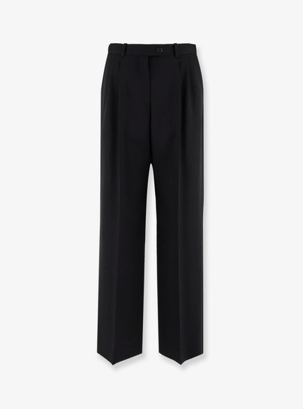 The Row Virgin Wool Virgil Trouser Black