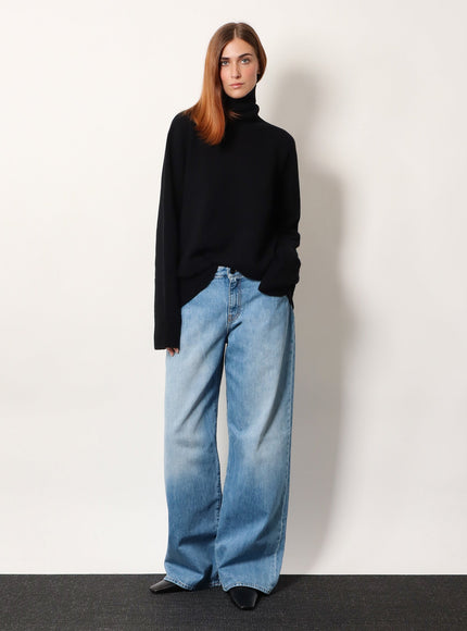 The Row Stepny Wool And Cashmere Turtleneck Sweater
