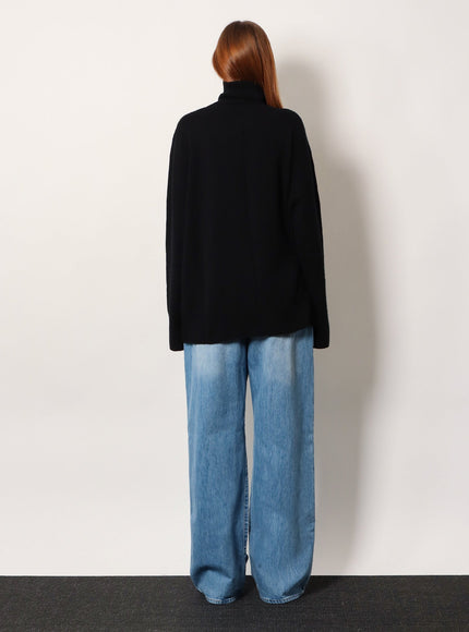 The Row Stepny Wool And Cashmere Turtleneck Sweater