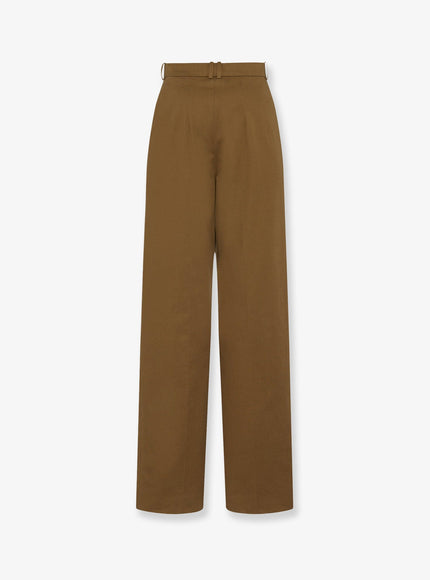 The Row Igor Cotton And Cashmere Trousers