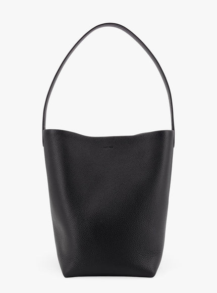 The Row Park Leather Shoulder Bag Uni Black
