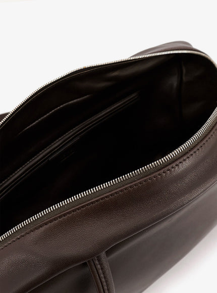 The Row Astra Leather Shoulder Bag