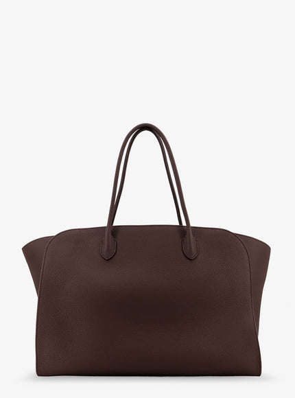 The Row Marlo Hammered Leather Shoulder Bag