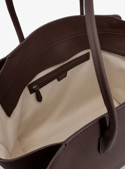 The Row Marlo Hammered Leather Shoulder Bag