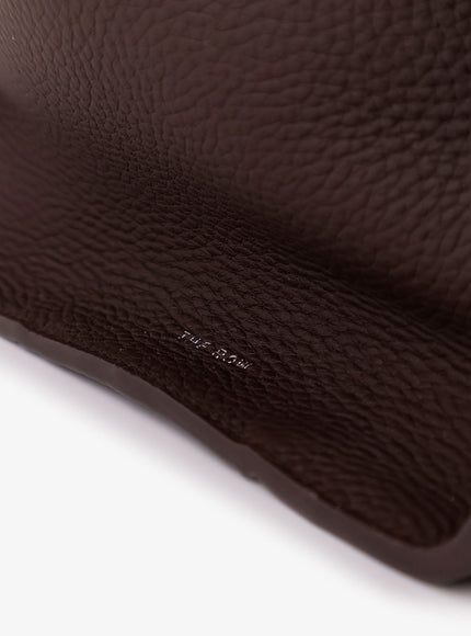 The Row Marlo Hammered Leather Shoulder Bag