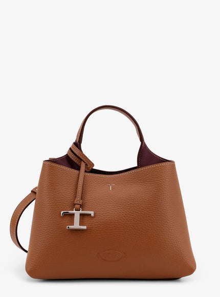 Tod's Leather Shoulder Bag Uni Beige
