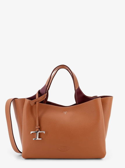 Tod's Leather Shoulder Bag Uni Beige